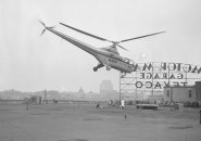 Helipad atop Motor Mart garage in Park Square, Boston