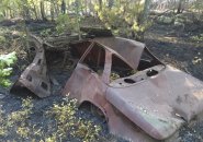 Old car found in West Roxbury woods