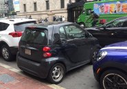 Smart Car in Copley Square