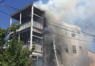 Fire on Sudan Street in Dorchester