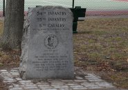 Memorial to black regiments who trained in Hyde Park