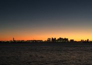 Sunset over Boston