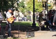 Guitarist in the Public Garden