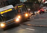 Trolley and bus collide on South Huntington Avenue