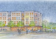 Architect's rendering of 2 Ford St.