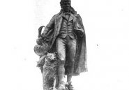 Burns statue in 1920