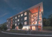 Architect's rendering of Highland Street proposal