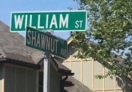 Sign for Shawnut Avenue