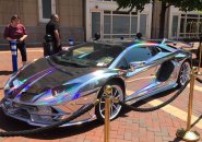 Shiny car at Boston Harbor Hotel