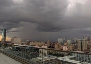 Storm clouds over the South End