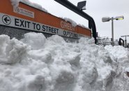 Lot of white stuff at Green on the Orange Line