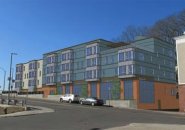 Rendering of new Fairmount Avenue apartment building