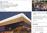 Facebook page of the mayor of Tirana about new university