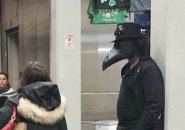 Raven guy at Government Center