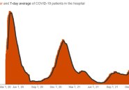 Hospitalization numbers for Covid-19 in Massachusetts