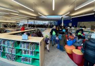 Inside the Roslindale Boston Public Library branch