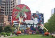 New mural in Dewey Square
