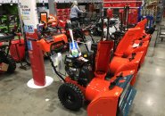 Snow blowers at Dedham Lowe's