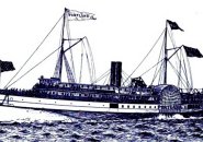 Steamer Portland by Samuel Ward Stanton