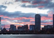 Sunrise over Boston