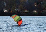 Windsurfer on Jamaica Pond