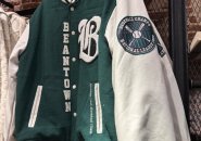 Beantown jacket for sale, with patch for National League champs in 1989