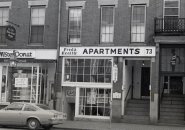 Street scene in old Boston