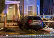 SUV into house on Hyde Park Avenue