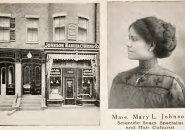 Mme. Johnson and her hair salon at 798 Tremont St. in Roxbury