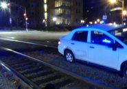 Versa on the train tracks