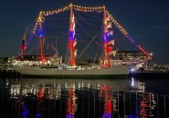 ARC Gloria from Colombia docked in Charlestown