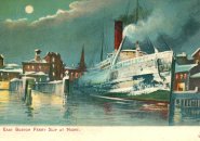 Ferry docked at East Boston in 1911