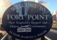 Fort Point welcome sign