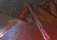 Fire ladders at old power plant