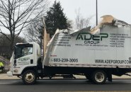 Crushed box truck after getting storrowed