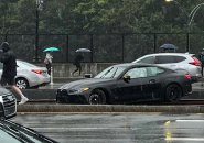 Car on the Green Line near the BU Bridge