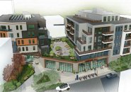 Rendering of proposed Boston Street apartment complex