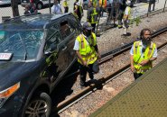 Car on the outbound Red Line at Savin Hill