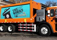 Electric-powered garbage truck