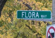 New Flora Way sign