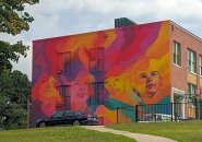 New Joyce Kilmer mural