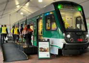 New Green Line mock-up on City Hall Plaza