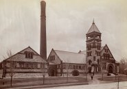 The Chestnut Hill pumping station in question in 1893