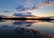 Sunset over Spot Pond