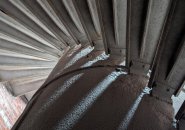 Steps inside the Cochituate Standpipe