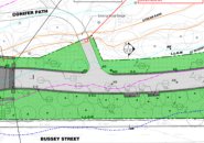 Map of proposed Walter Street gate improvement