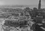 Boston City Hall under construction in 1966