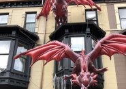 Marlborough Street decorations for Halloween