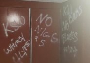 Racist graffiti painted on Tynan School in South Boston