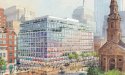 Architect's rendering of 350 Boylston Street proposal